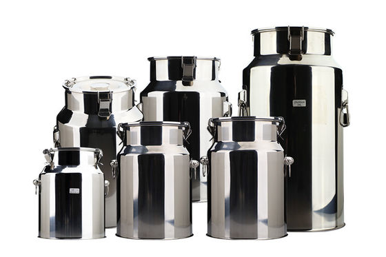 Contenitore d'acciaio materiale del latte 316L del commestibile con il secchio del secchio del coperchio