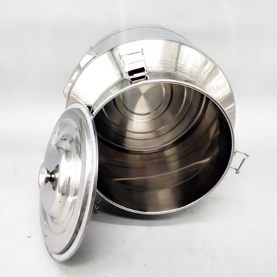 la Mini-capacità 15L ha sigillato il bidone di latte di spessore di acciaio inossidabile 1.0mm del secchio 304