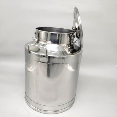 Specchio che lucida il bidone di latte sigillato azienda agricola del burro di arachidi di acciaio inossidabile 40ltr
