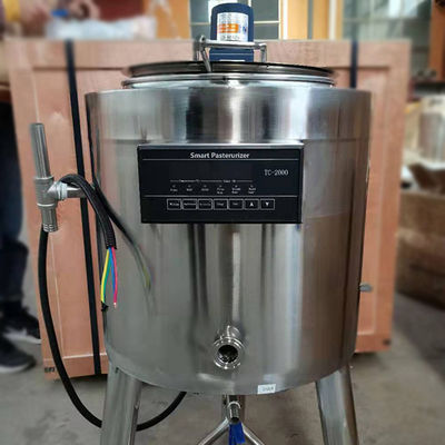 Piccolo spessore elettrico del pastorizzatore 1.5mm del latte del riscaldamento 300L