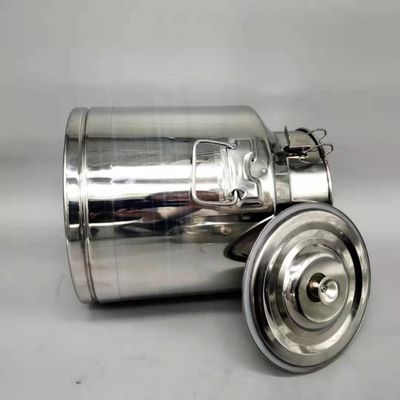 Il latte d'acciaio usato portatile di Olive Storage Polish Dairy Stainless da 20 litri può con il coperchio