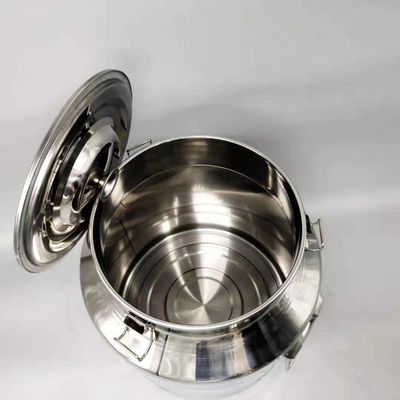 Il latte d'acciaio usato portatile di Olive Storage Polish Dairy Stainless da 20 litri può con il coperchio
