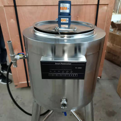 Macchina di pastorizzazione litri di 50 e di 30 litri per gli spremiagrumi della birra del latte