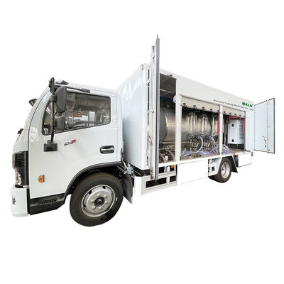 Sala di mungitura della spina di pesce mobile automatica del pulsometro in camion
