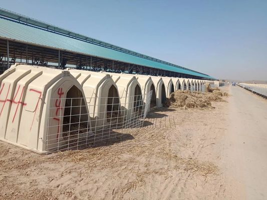 Il vitello di plastica di iso del bestiame ripara la poli conigliera del vitello della cupola